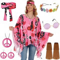 Tie dye cloak costume in free size spandex with irregular shape and sleeveless bell sleeves