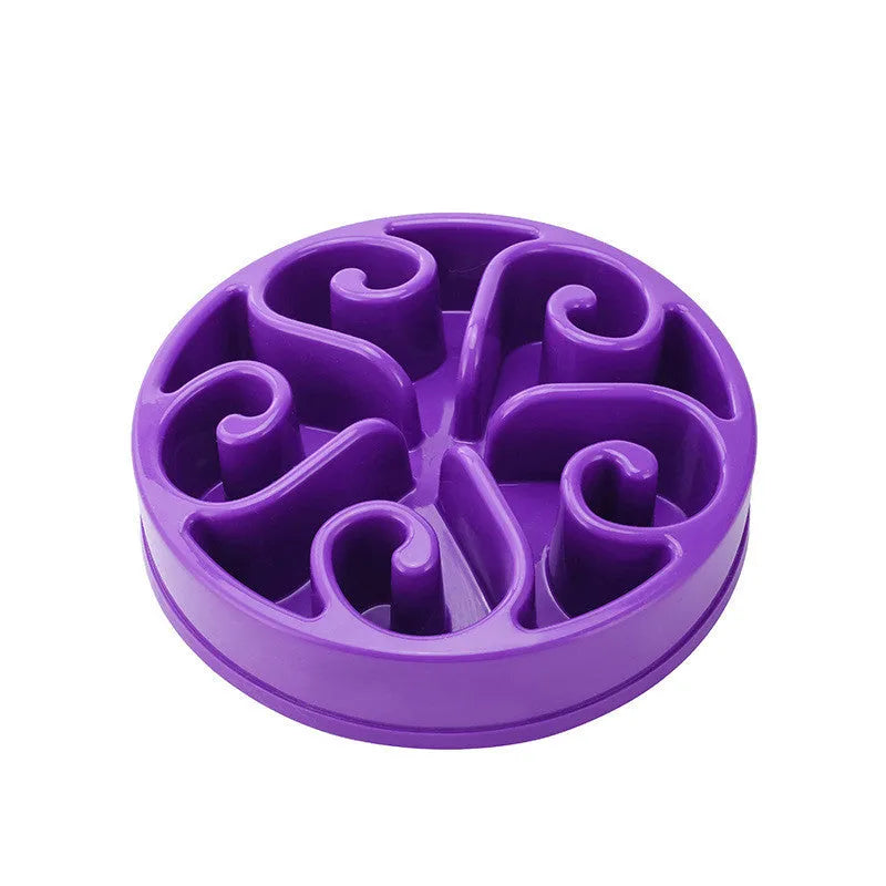 PP slow feeder dog bowl for puppies in blue, green, pink and other colours