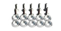 Car modification gasket screw and washer kit in eight colour options including black, red, blue, and gold yellow