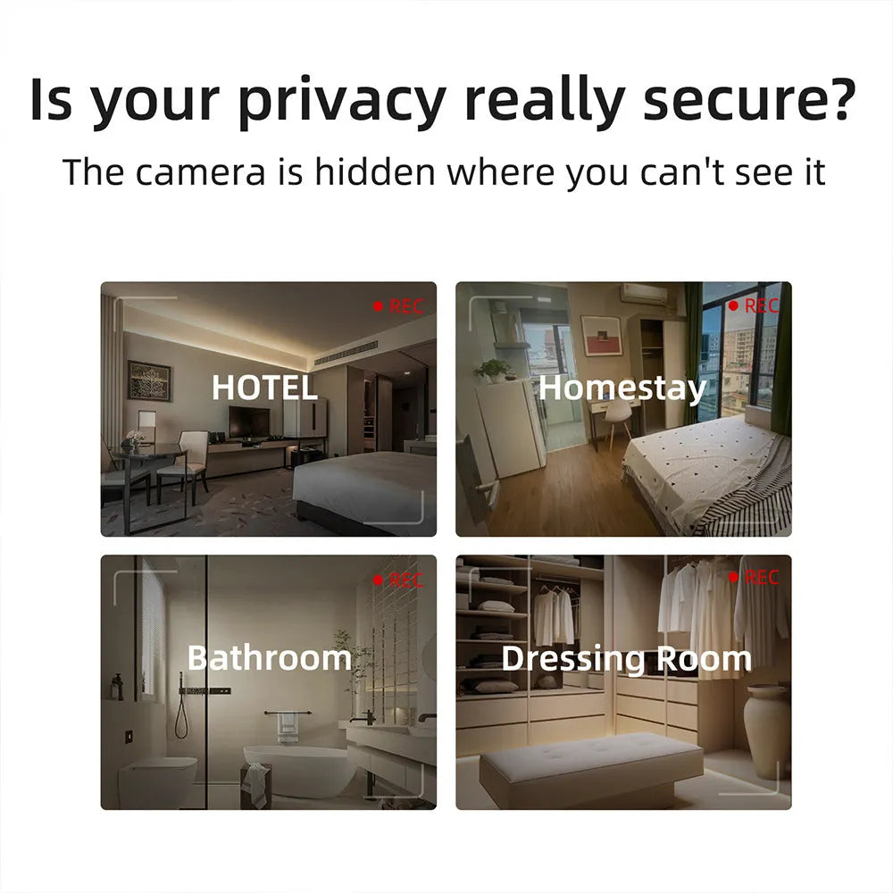 Compact infrared camera detector for finding hidden cameras with 5m range