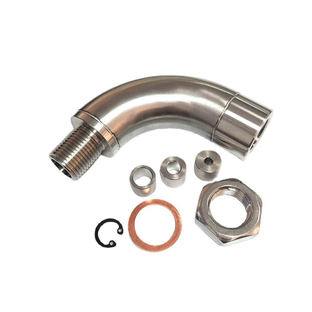 M18 x 1.5 car temperature sensor adapter flow valve with gas flow cross over sub