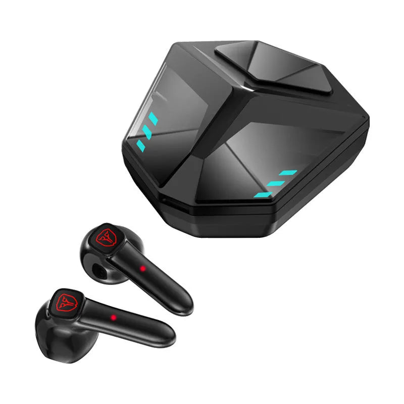 M59 style minimalist wireless Bluetooth gaming headset made from black ABS plastic.