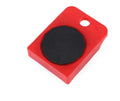 Furniture moving lifter tool set with red pry bar and four square pulleys, 10 x 8 cm, 150 kg capacity