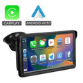 7-inch car multimedia display screen with wireless CarPlay and Bluetooth 5.0 connectivity for vehicle installation