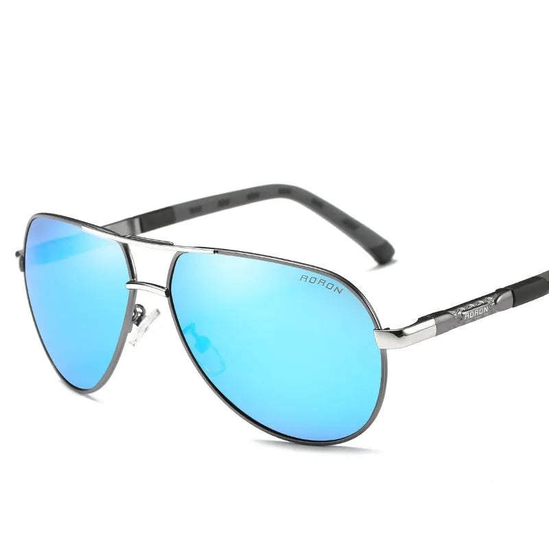 Polarized sunglasses in retro style for driving UV protection men women