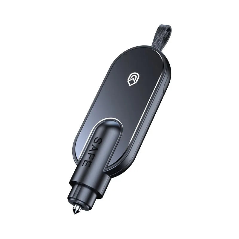 Multi-functional window breaking machine two-in-one emergency safety hammer in A3 Red or A3 Black with ABS aluminium alloy body