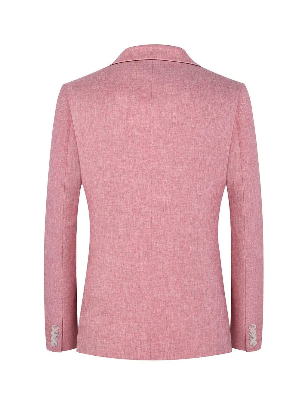 Men's casual Western-style suit in pink or light blue for spring and summer wear