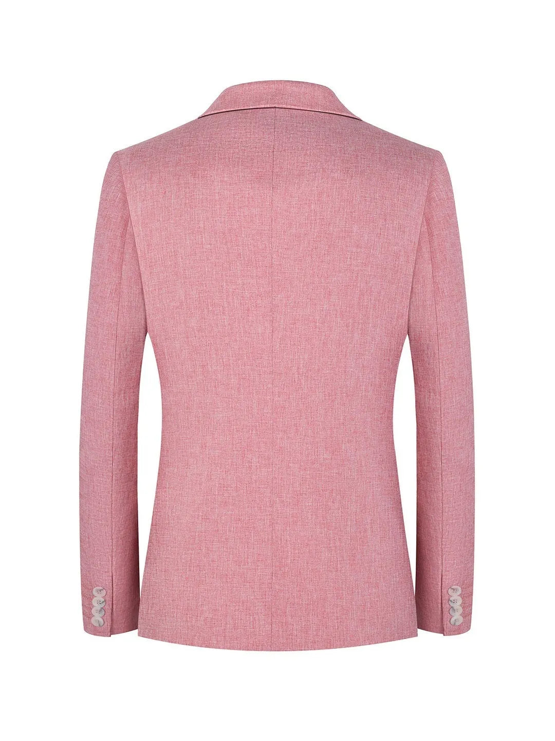 Men's casual Western-style suit in pink or light blue for spring and summer wear