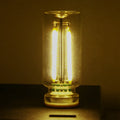 RX9001 transparent glass USB touch night lamp showing compact 22x64mm dimensions
