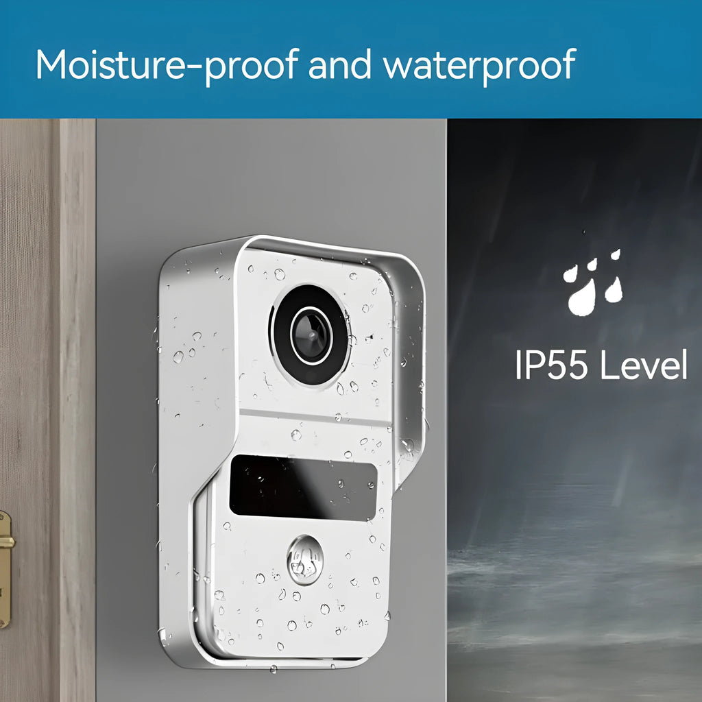 10-inch video intercom doorbell system with 1080P camera and colour HD display for home security