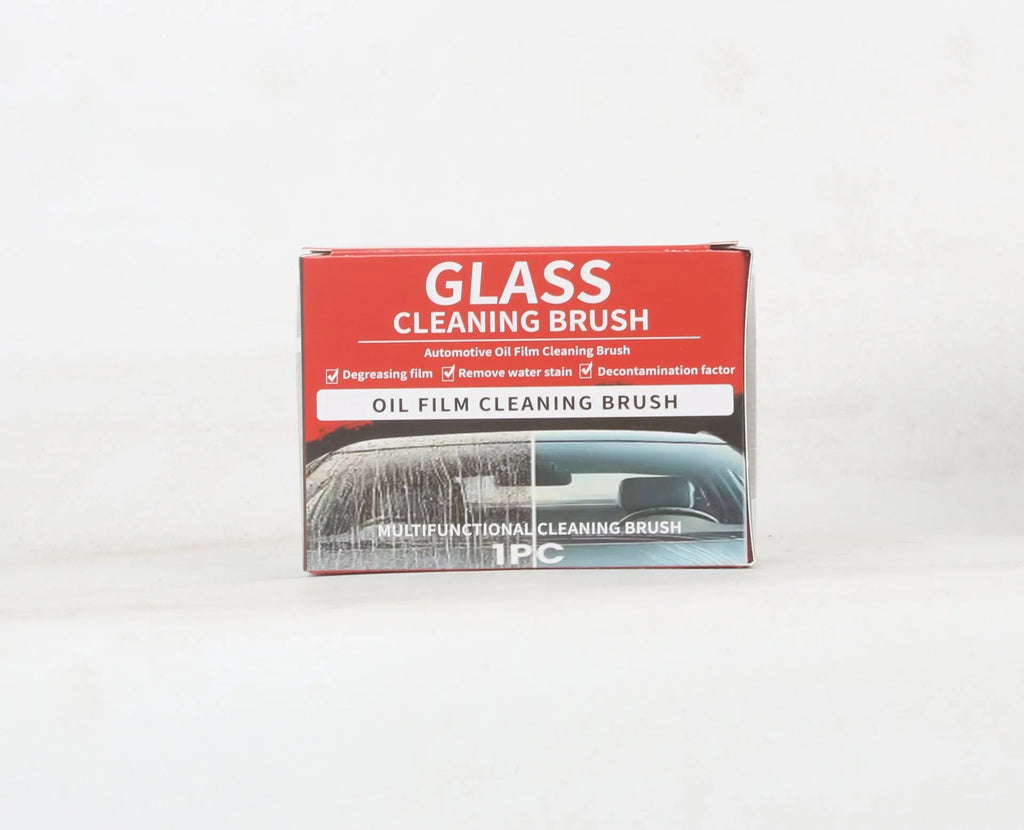Red oil film brush gift box car windshield cleaner kit with cleaning suit, 7.2 x 10.5cm