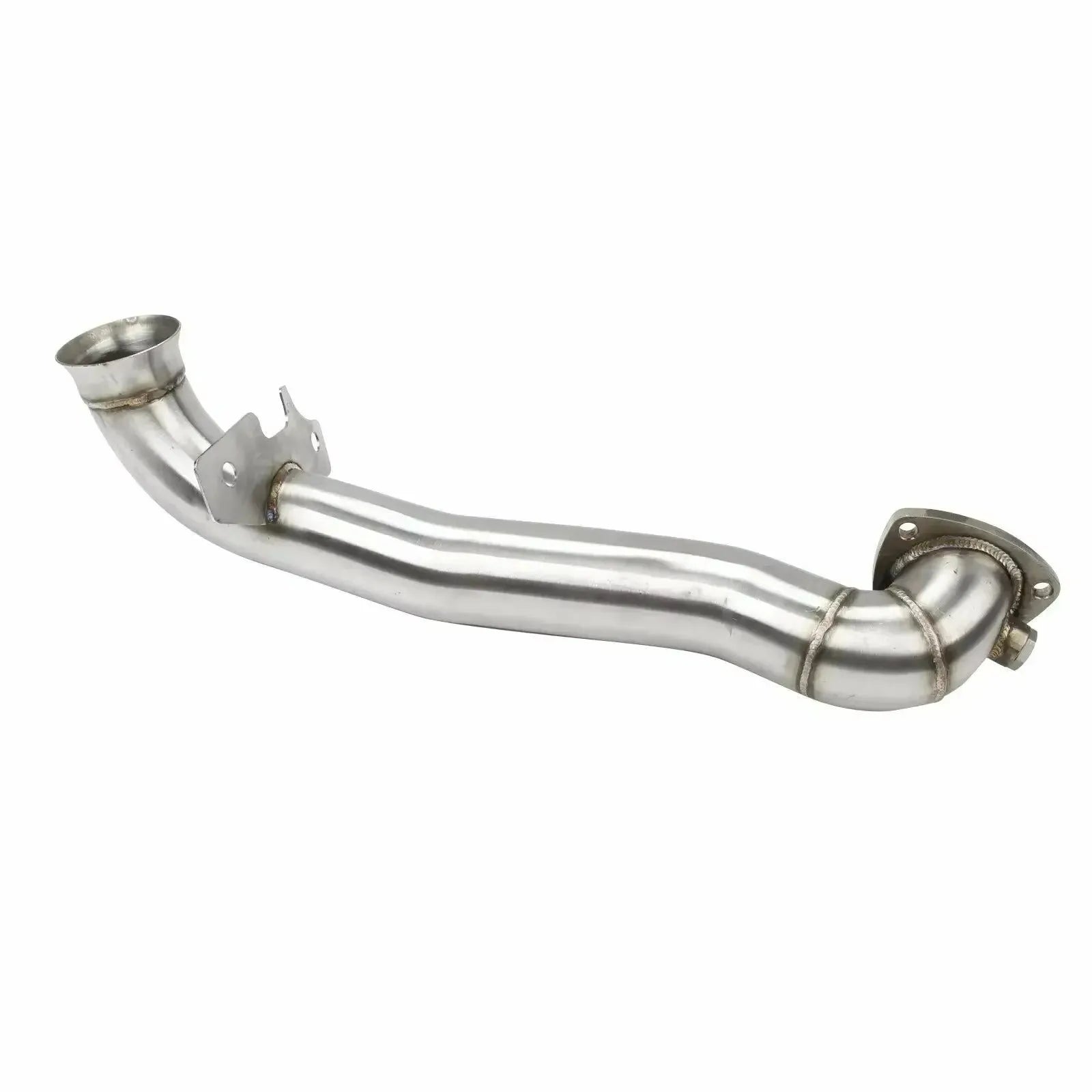 Stainless steel exhaust pipe for Mini Cooper R55-R61 1.6 Turbo 2007-2016, silver finish