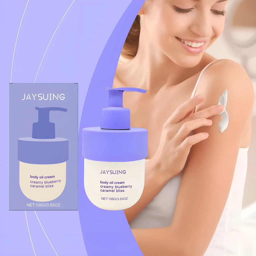 Blueberry Caramel Body Cream 114g jar with gentle moisturising formula
