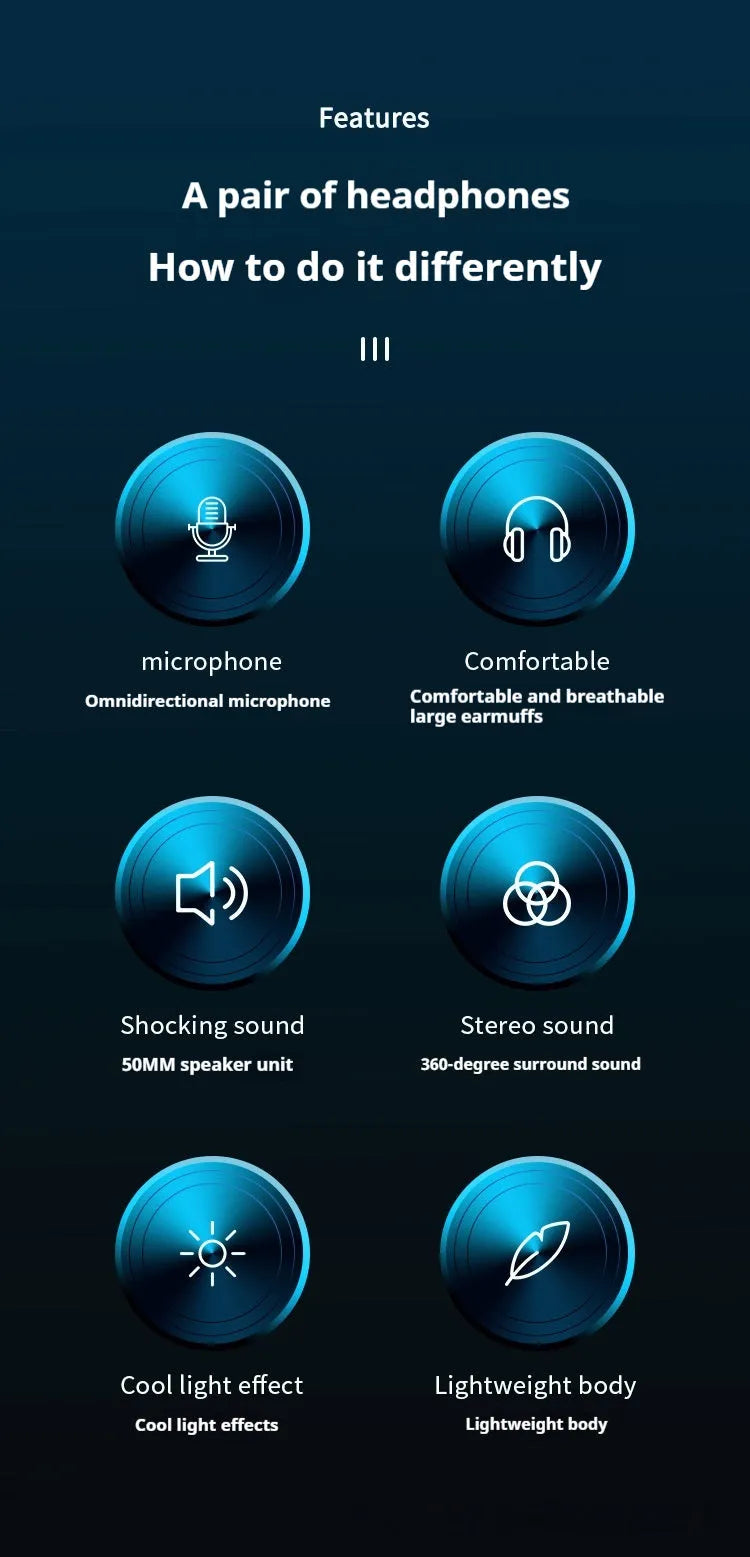 Wired computer headset with protein skin ear cushions and microphone on a desk