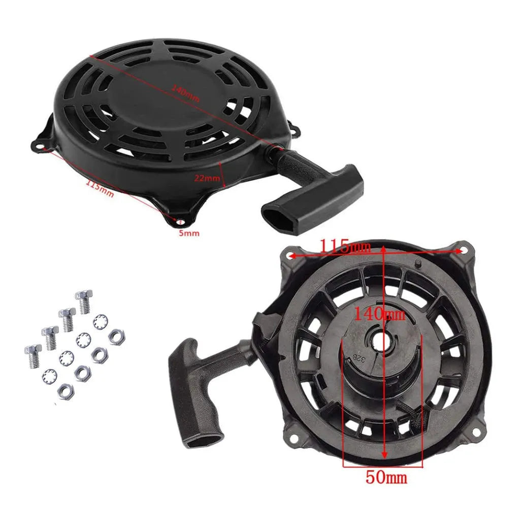 115mm Bailitong hand puller starter for motorcycle and garden tool engines.
