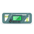 Digital inclinometer level meter with magnetic base showing angle measurement display
