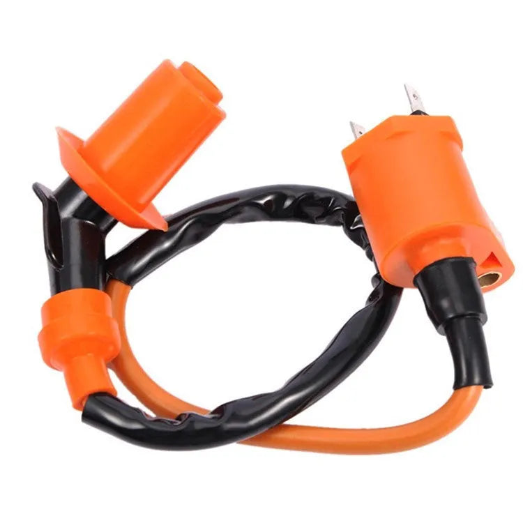 Orange multi-angle ignition spark plug for GY6 125CC 150CC single-cylinder scooter ATV 12V