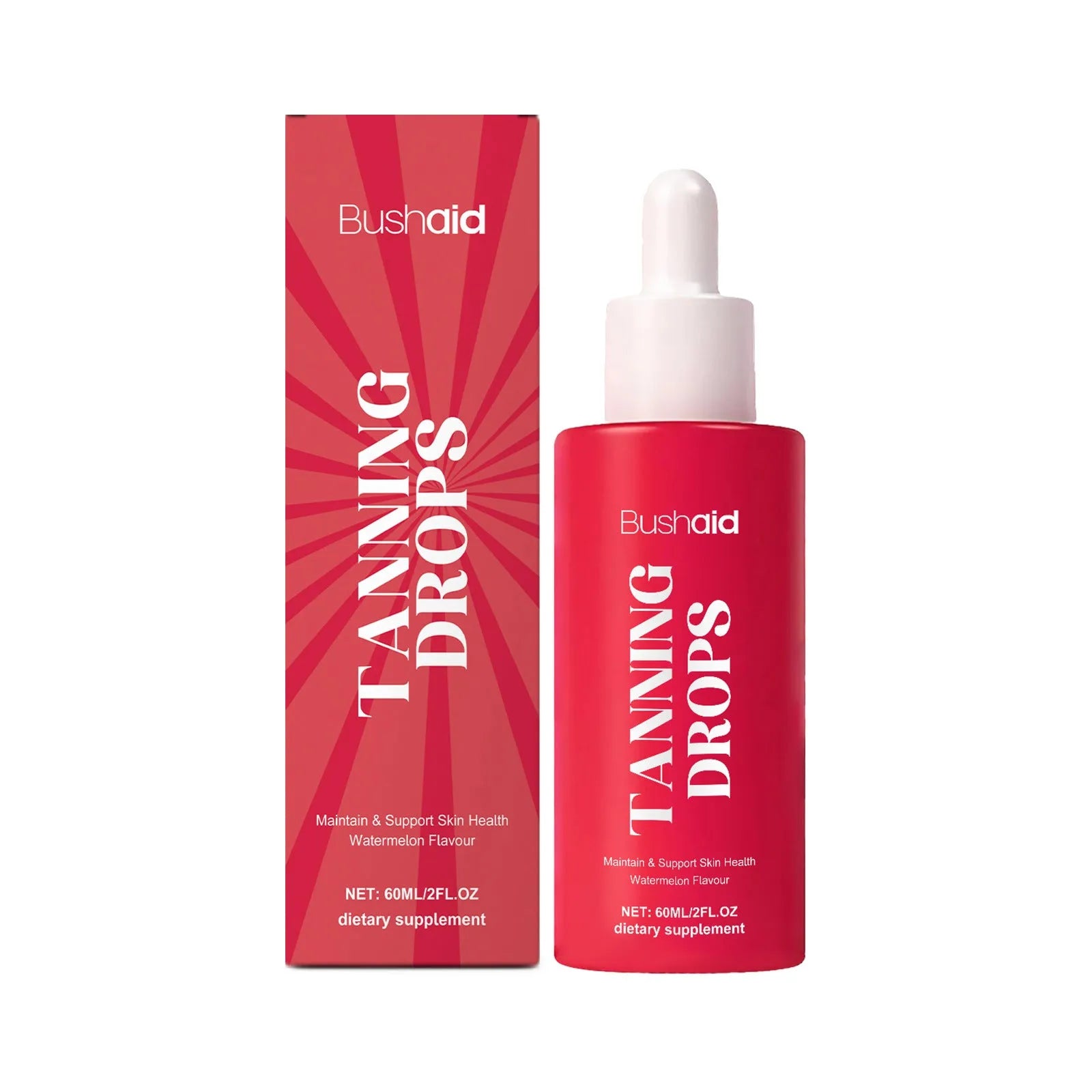 60ml dropper bottle of natural beauty serum with traditional Chinese medicine extract