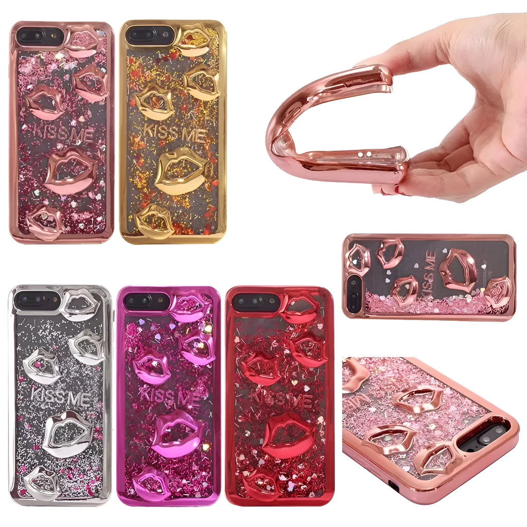 Huawei P series smartphone TPU back cover showing the 3D lip design in a selection of colours.