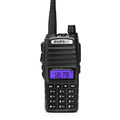 BF-UV82 8W walkie talkie black with antenna and back clip