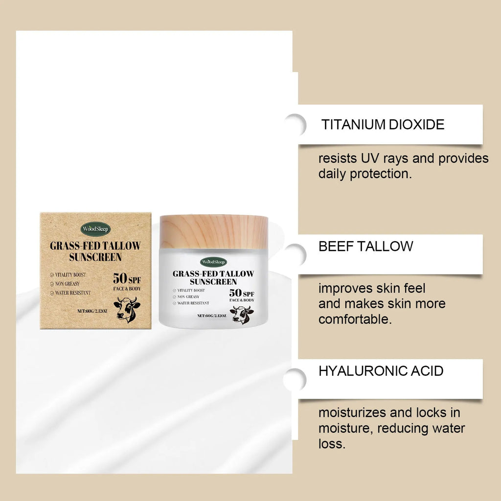 Butter moisturising protective cream in 60g container with hyaluronic acid and shea butter