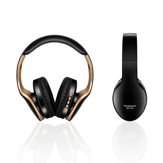 HobbyLane Bluetooth wireless headset in black, red, or white colour with over-ear cups