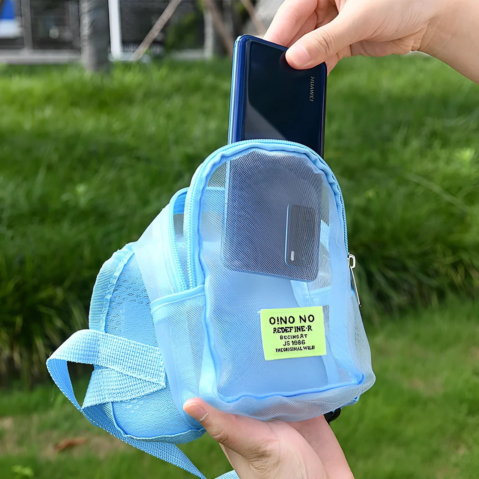 Polyester dog backpack in solid colour options including blue, purple, black, and dark grey