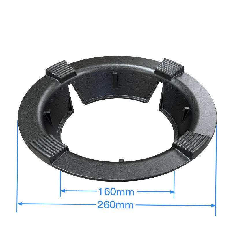 Cast iron gas stove wind shield, non-slip, for gas and natural gas hobs, Five Paws and Four Paws colours.