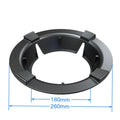 Cast iron gas stove wind shield, non-slip, for gas and natural gas hobs, Five Paws and Four Paws colours.