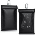 Fireproof flame retardant glass fibre fabric car key case in solid colour for mobile phone storage
