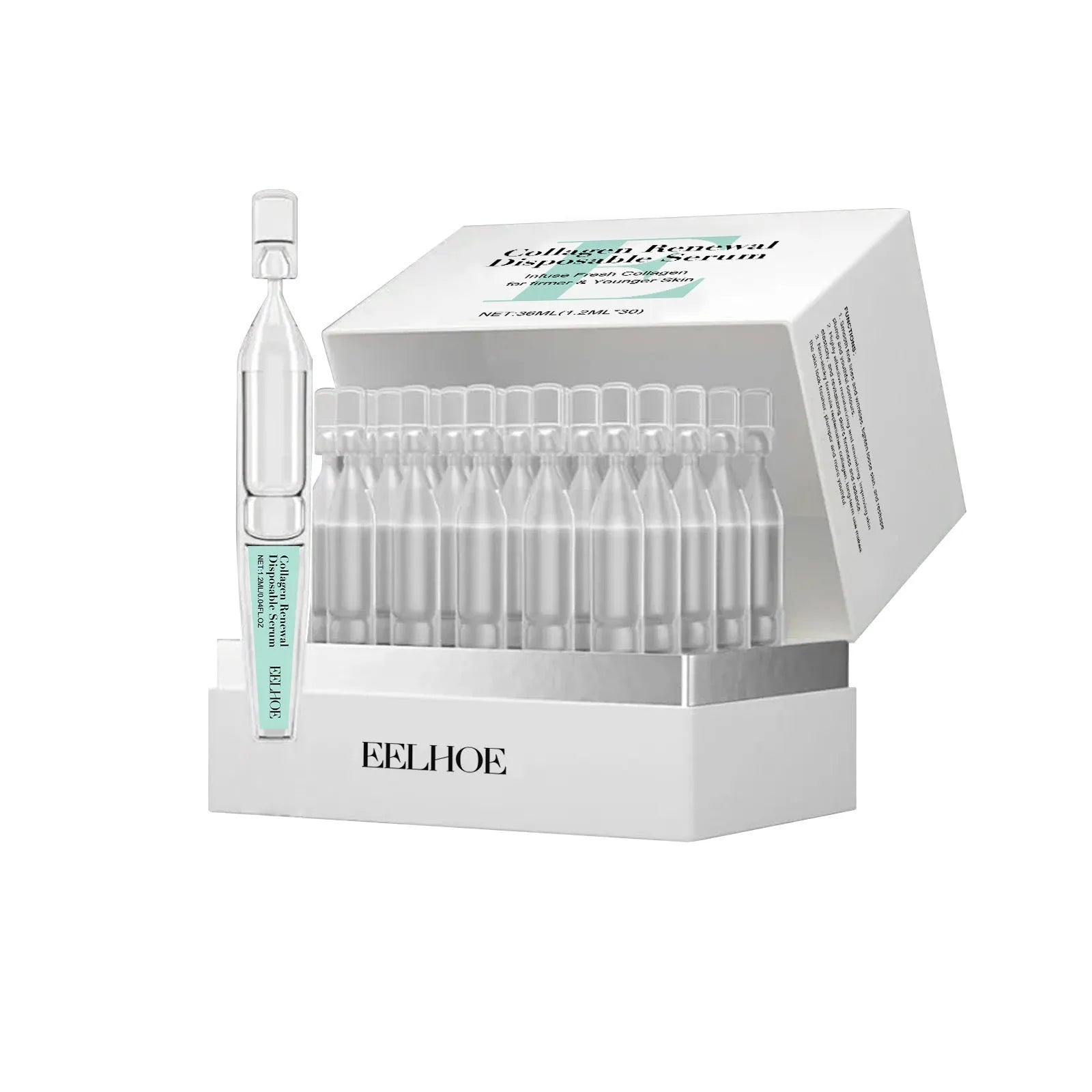 Disposable nursing care solution with 30 individual 1.2ml sachets in compact container