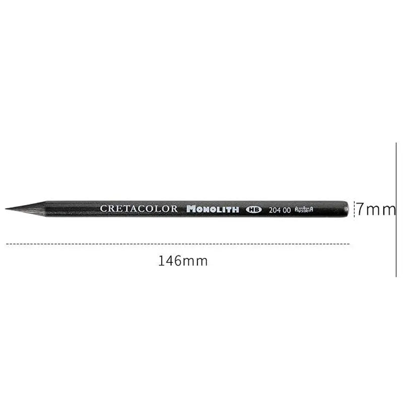 Single full lead graphite pencil for sketching, 146mm long, available in 2B, 4B, and HB grades.