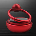 Solar rotate car air freshener aluminium alloy 60mm black red gold silver maglev design
