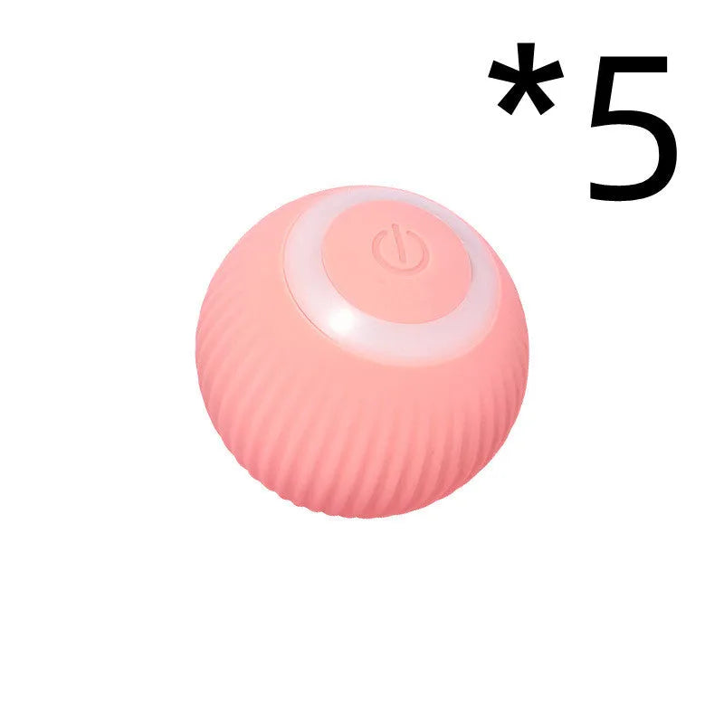 Cat Gravity 43mm intelligent rolling ball toy in plastic with bionic motion and obstacle avoidance
