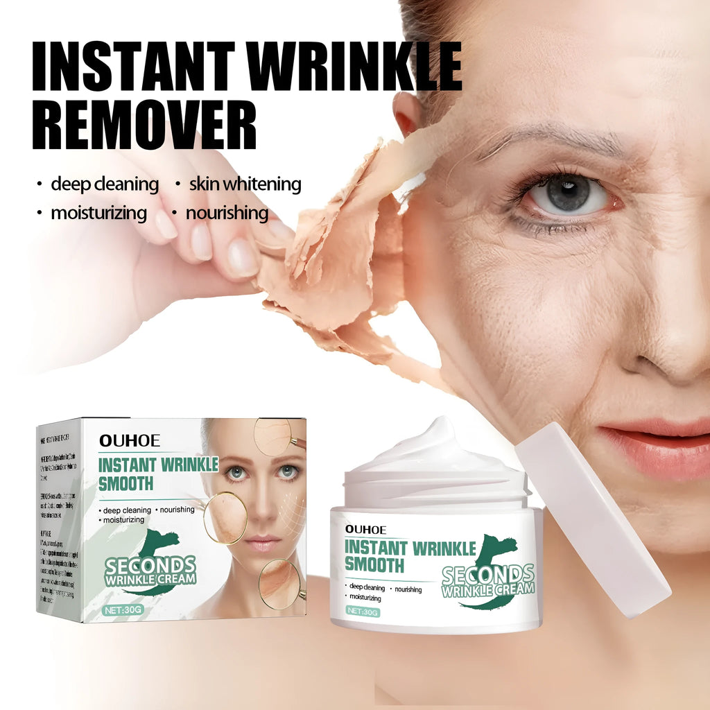 30g anti-aging anti-wrinkle face cream jar with hydrating properties for facial skincare