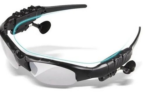 4.1 Smart Stereo Bluetooth Sunglasses, oval frame, wireless sports headset, gray lenses model