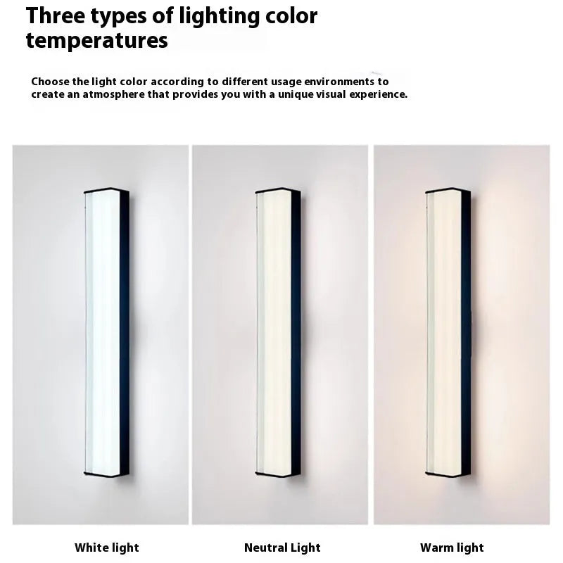 Modern outdoor wall lamp in contemporary design for villa courtyards and hotel entrance areas