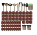 Electric grinder accessories 150-piece set with steel, copper, sand, diamond and wool materials