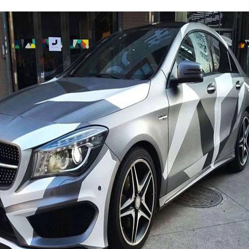 Camouflage car body film self-adhesive sheet 30cm x 1.2m with camouflage pattern for vehicle body styling
