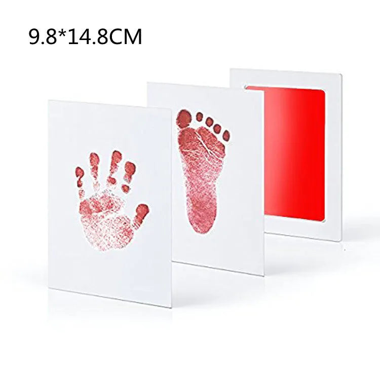 Baby hand and foot print disposable ink pad in multiple colours for keepsake crafting
