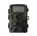 Wild hunting camera in Military Green with 2.0 inch LCD, HD 1080p, 12x optical zoom, and MicroSD slot