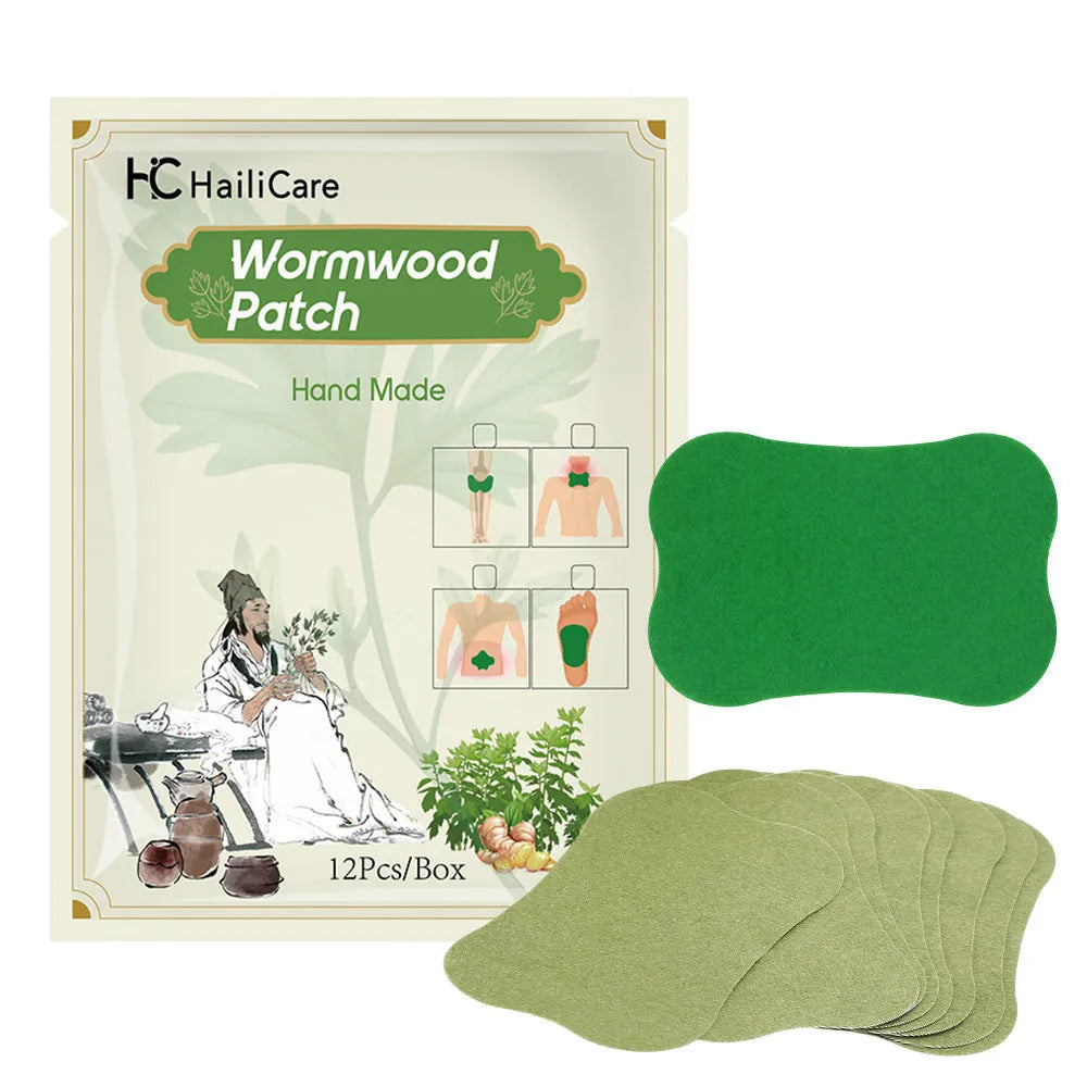 Chinese mugwort herbal patches for knee, back, neck and foot application