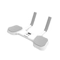 White household flat support trainer with alloy aluminium frame and ABS plastic components