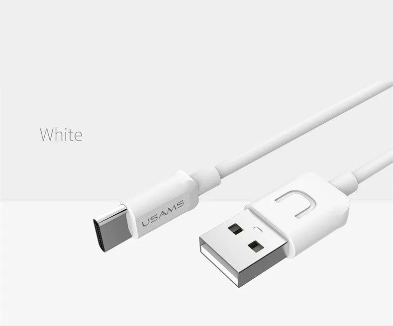 USB charging cable for Android phones in multiple colours with 1 metre length