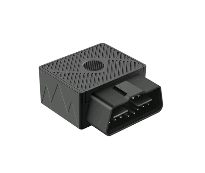 Black ABS car OBD GPS tracker model STR03 with satellite positioning and five alarm modes