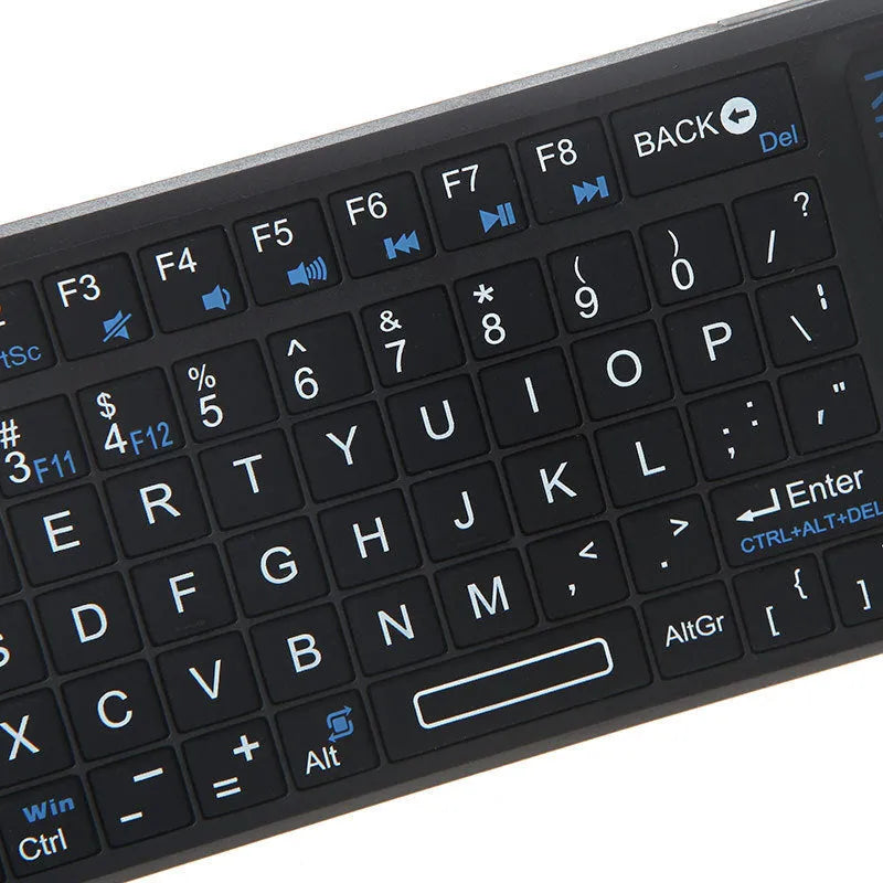 Compact wireless keyboard for laptop, desktop PC, and tablet, slim cordless design for home office typing