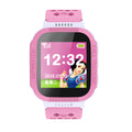 Blue children's phone watch with 1.44 inch IPS touchscreen display showing time