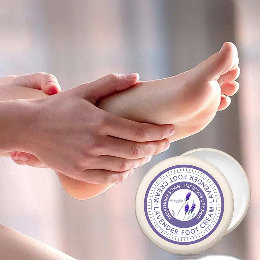 Lavender Anti Fungal Foot Repair Cream 15g tube for dead skin removal and moisturizing foot care