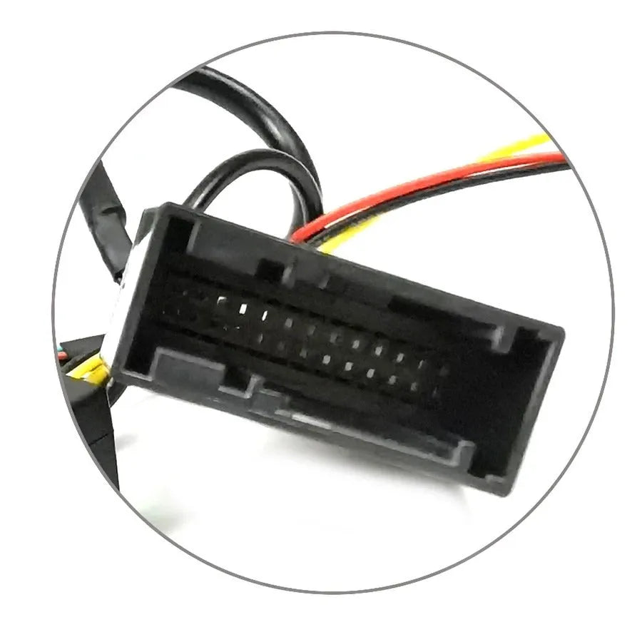 Black pure copper car camera conversion box for MIB platform Volkswagen Skoda reverse camera installation
