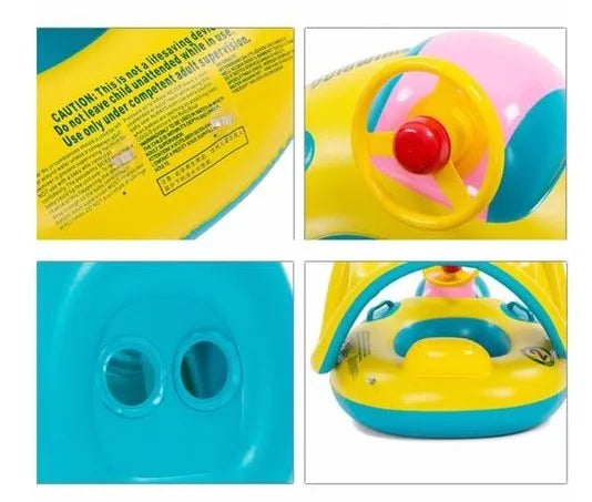 Baby pool float plastic swimming ring for children aged 4-6 years with thighs under 30 cm
